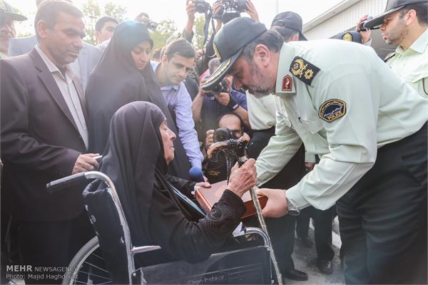 تشییع پیکر سه شهید تازه تفحص شده نیروی انتظامی 22