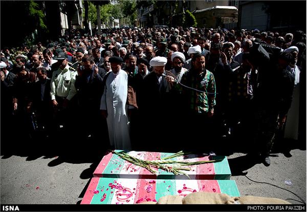 تشییع و خاکسپاری دو شهید گمنام در استان همدان 11