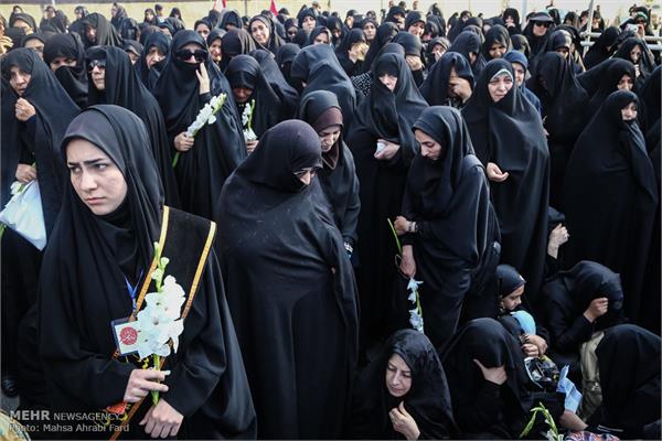 مراسم تشییع دو شهید گمنام در دانشگاه مالک اشتر 20