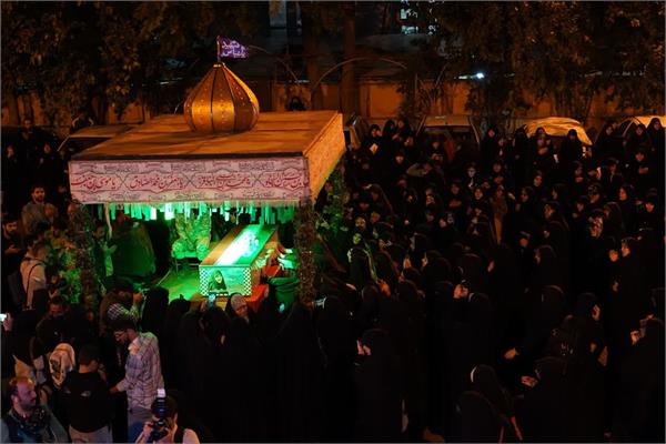 وداع با پیکر مطهر شهیده راه قدس معصومه کرباسی-1آبان1403 3