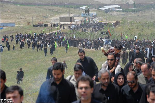 تشییع و خاکسپاری شهدای گمنام تیپ آل محمد صل الله علیه و آله تهران