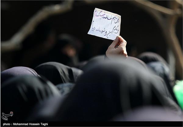 تشییع پیکر دوشهید گمنام و مراسم عزاداری شهادت حضرت زهرا(س) - مشهد 7