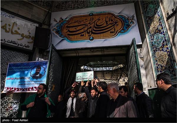 تشییع پیکر مطهر شهید گمنام در تهران 6