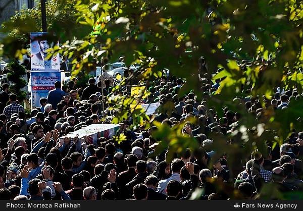 تشییع پیکر دو شهید گمنام در رشت 13