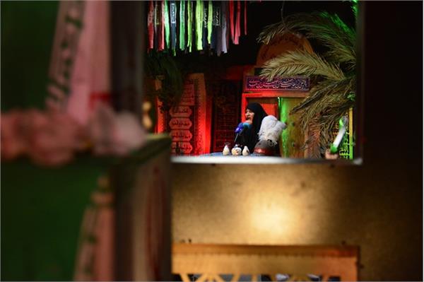 مراسم مرثیه حضرت رباب در معراج شهدا برگزار گردید 7