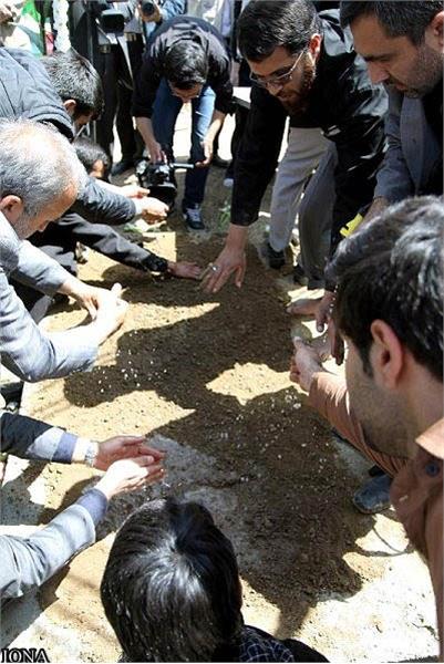 تشییع و خاکسپاری دو شهید گمنام در دانشگاه آزاد اسلامی ارومیه