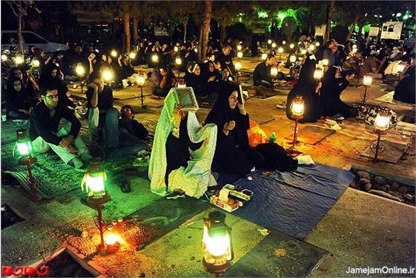 شب قدر در بهشت زهرا