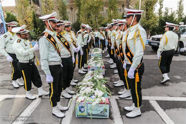 تشییع پیکر سه شهید تازه تفحص شده نیروی انتظامی 16