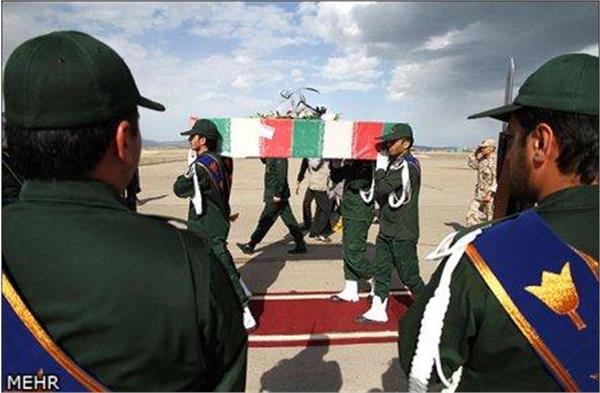 مراسم استقبال از شهدای گمنام در استان اردبیل