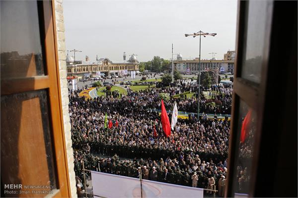 تشییع پیکر سردار شهید علیرضا شمسی‌پور 14