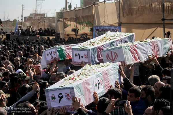 مراسم تشییع شهدای گمنام در سالروز شهادت حضرت زهرا(س) در بیرجند 14