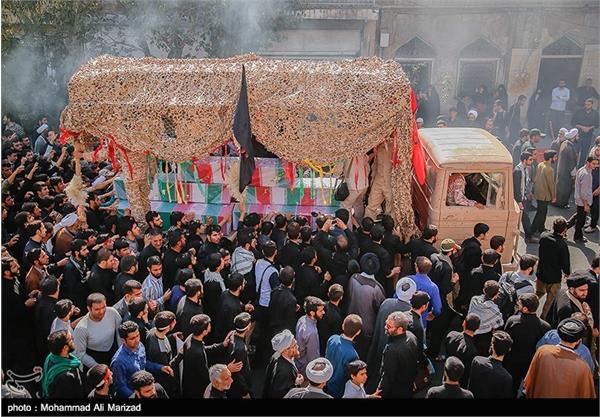 تشییع پیکر ۸ شهید گمنام دفاع مقدس - قم 6