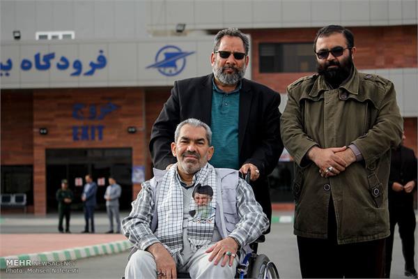 استقبال از ۸ شهید گمنام در فرودگاه بیرجند 5