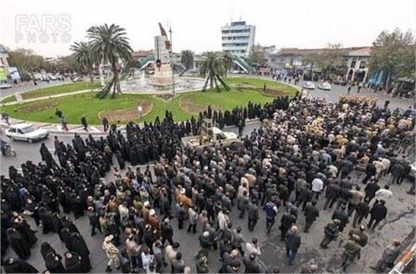 تشییع شهدای گمنام در گرگان(1)