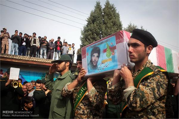 مراسم تشییع پیکر مطهر شهید مهدی طیبی 9