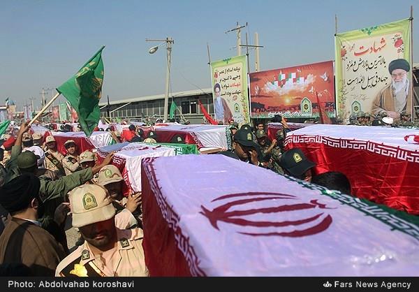 استقبال از 58 شهید دفاع مقدس در مرز شلمچه