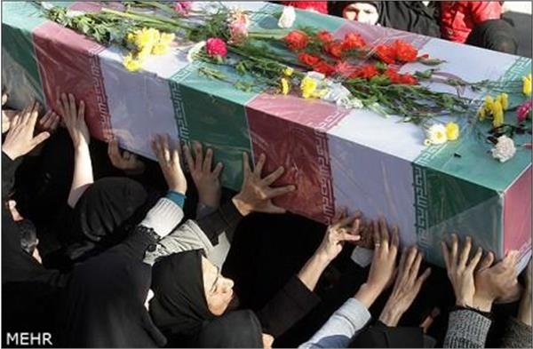 تشییع شهدای گمنام در اصفهان