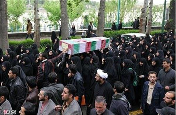 تشییع شهید حاج احمد صداقت و پنج شهید گمنام در اصفهان