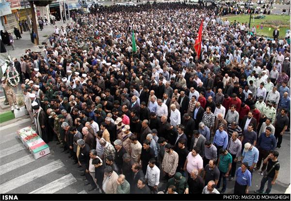 تشییع پیکر شهید محمد پازوکی طرودی - سمنان 13