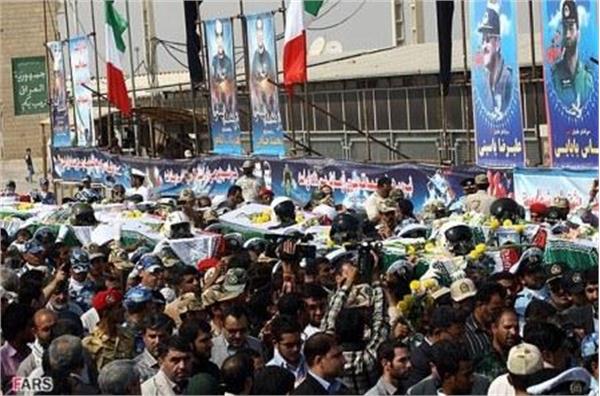 مراسم تبادل پیکرهای جنگ تحمیلی در شلمچه