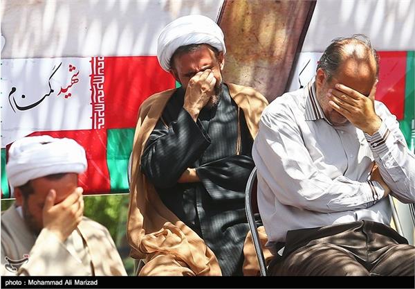 تشییع شهید گمنام در سازمان صنایع هوایی 17