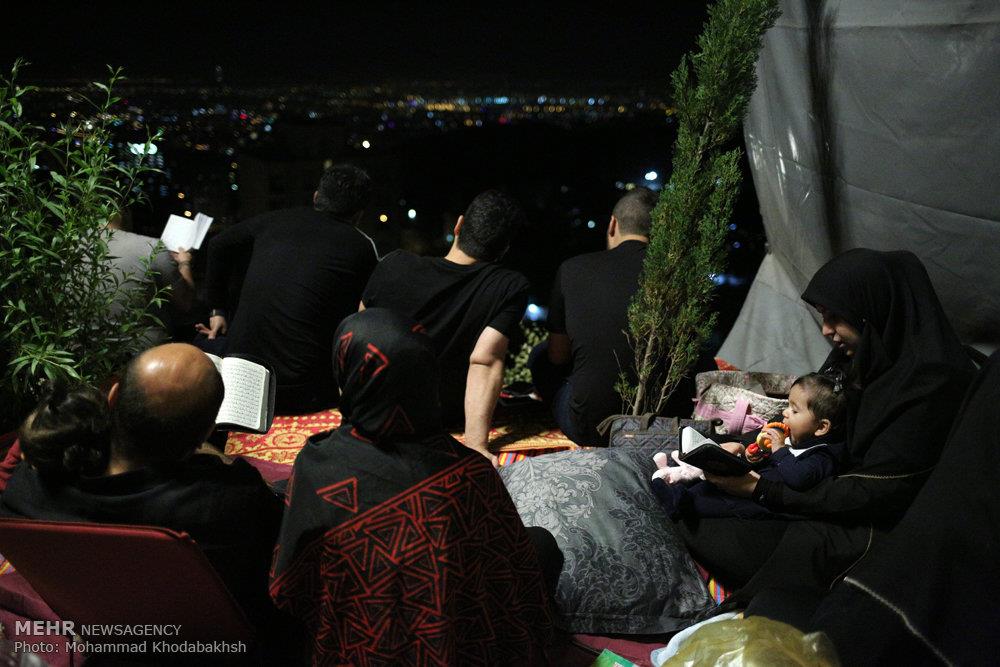 مراسم احیای شب بیست و یکم ماه رمضان در کهف الشهدا 1