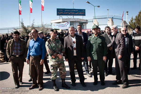 تشییع شهید گمنام در دانشگاه فنی دختران شاهرود‎ 22