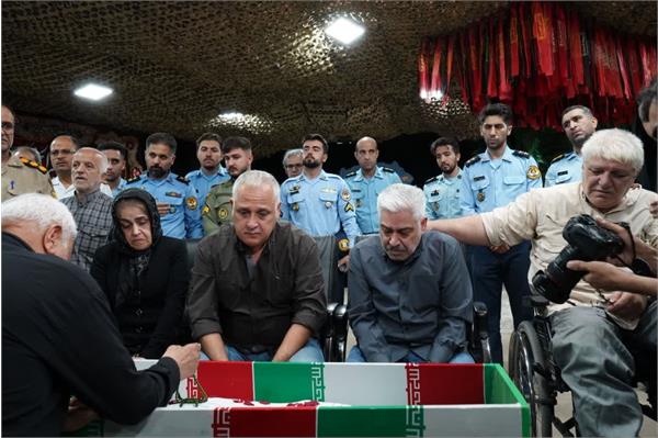 وداع با پیکر مطهر شهید تازه تفحص شده "ارتشی غیور ، شهید حسین سامی مقام" - 11 مرداد 1403  2