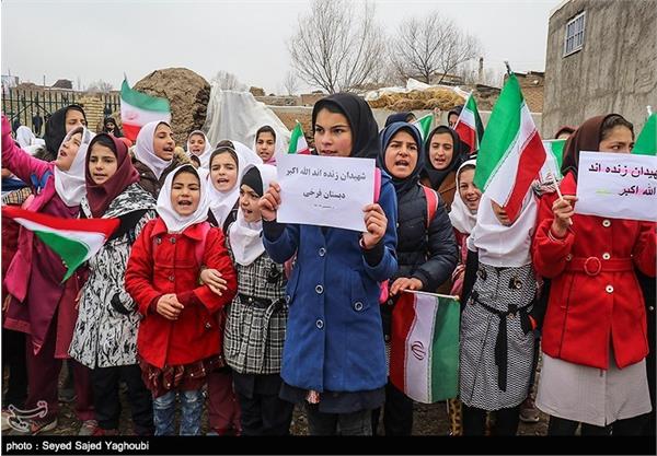 تشییع پیکر شهید دفاع مقدس الماس بیرامی - اردبیل 3