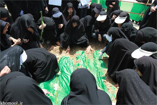 تشییع و خاکسپاری شهدای گمنام دانشگاه خلیج فارس بوشهر-27/2/89