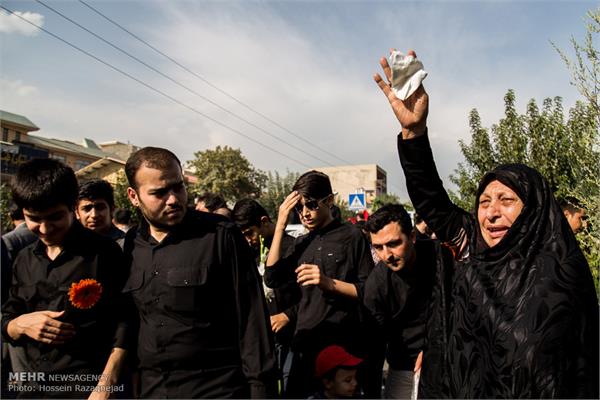 تشییع دو شهید گمنام در بوستان زمزم تهران 7