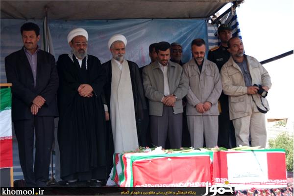 تشییع و خاکسپاری شهدای گمنام دانشگاه شاهد-12/7/89