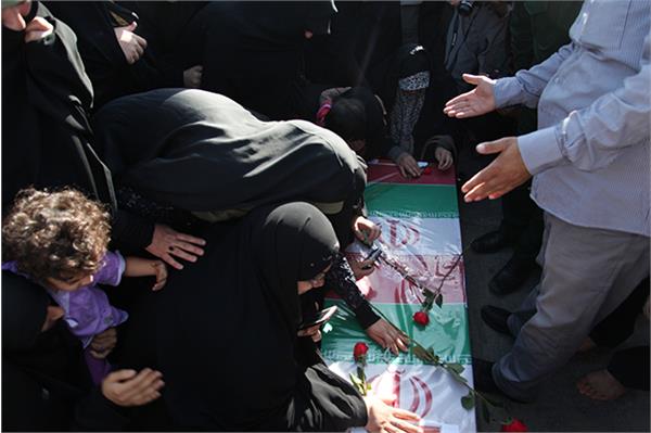 مراسم استقبال از 17 شهید دوران دفاع مقدس در مرز باشماق مریوان 5