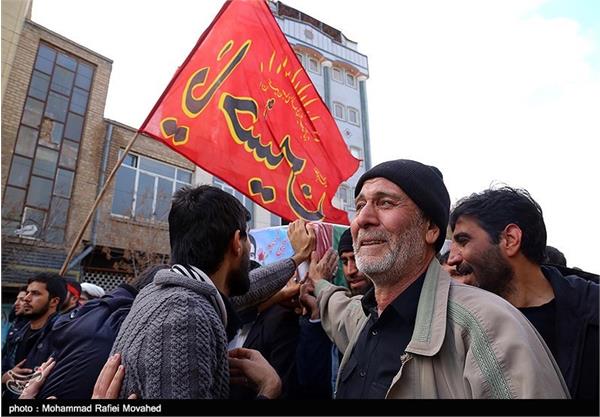 تشییع پیکر شهید محسن مسعودی در قم 6