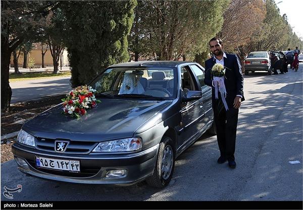 آغاز زندگی مشترک در کنار قبور شهدای گمنام - اصفهان 16