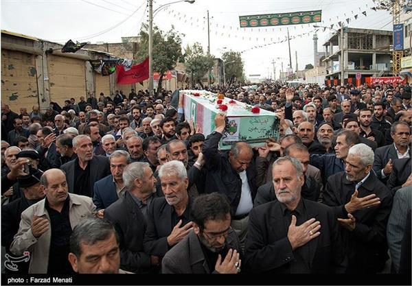 تشییع دو شهید گمنام در کرمانشاه 5