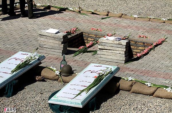 تشییع و خاکسپاری شهدای گمنام دانشگاه شاهد-12/7/89