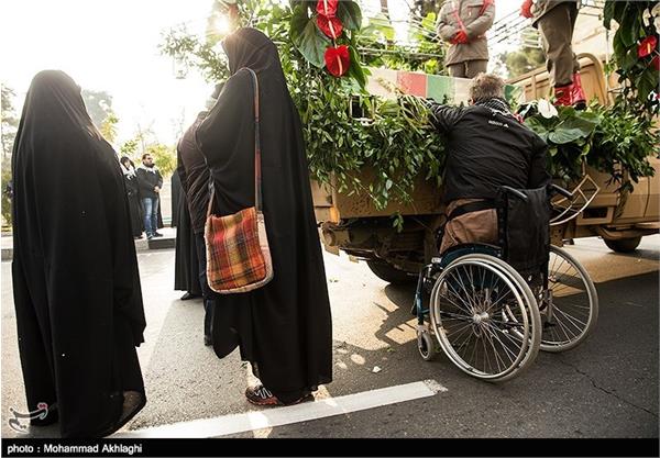 تشییع پیکر ۸ شهید گمنام دفاع مقدس در تهران  6