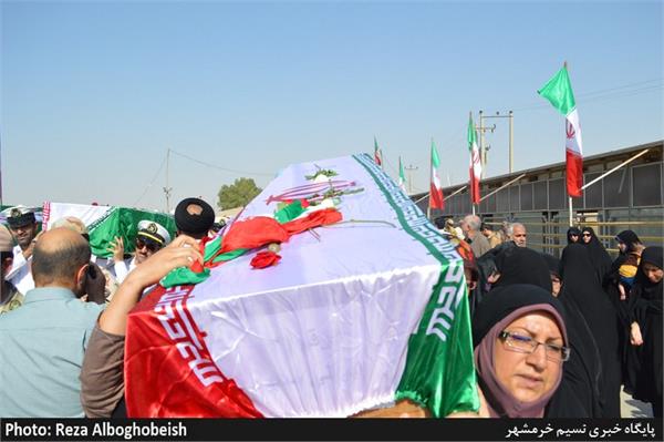 ورود 76 شهید نازه تفحص شده به کشور از طریق مرز شلمچه 6