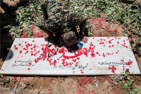 آئین تشییع و تدفین پیکر مطهر شهید غواص در نازی آباد تهران 29