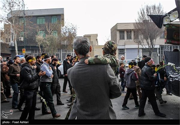 تشییع پیکر مطهر شهید گمنام در تهران 13