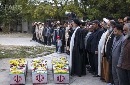 تشییع شهدای گمنام در گرگان(1)