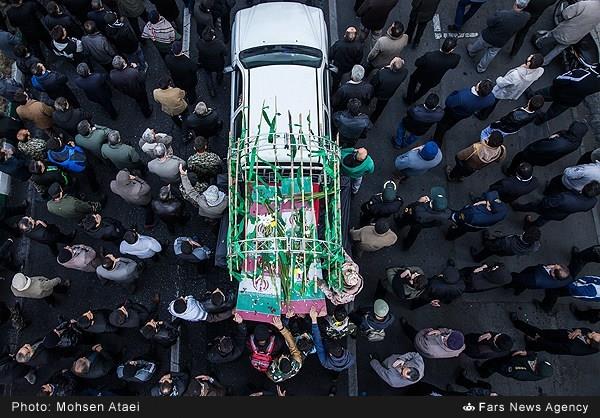 تشییع پیکر دو شهید گمنام در دانشکده فنی انقلاب اسلامی 12
