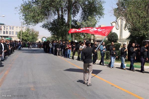 مراسم تشییع پیکر دو شهید دوران دفاع مقدس در اراک 9