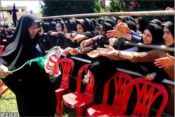 مراسم تشییع وخاکسپاری در دانشکده فنی دخترانه شریعتی