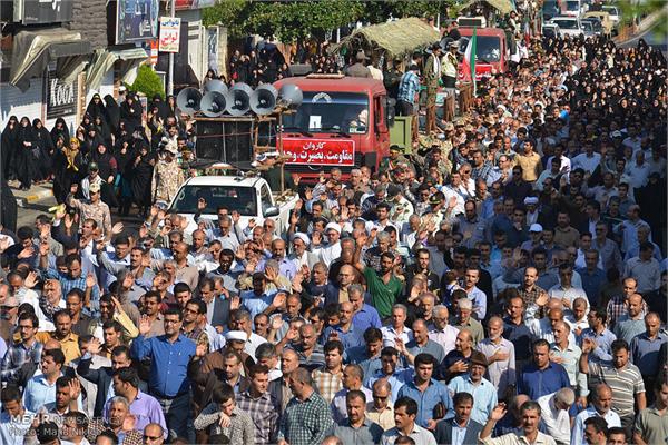 استقبال از شهید خط شکن و غواص در استان مازندران 12