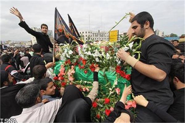 تشییع دو شهید گمنام درمشهد مقدس