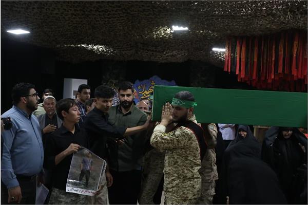 وداع با شهید فاطمیون امید اکبری 28 مهر 1401