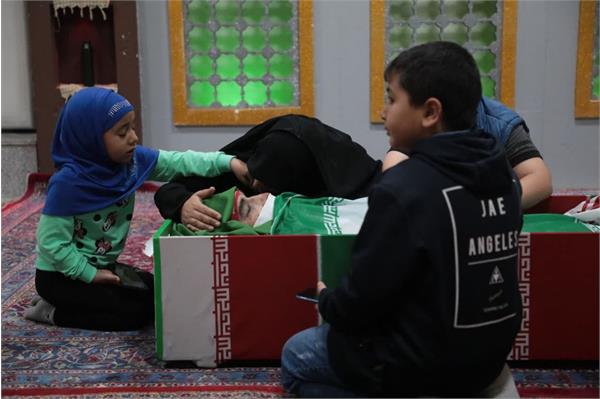 وداع با پیکر مطهر سردار شهید محمدرضا زاهدی و شش یار شهیدش - -16 فروردین 1403