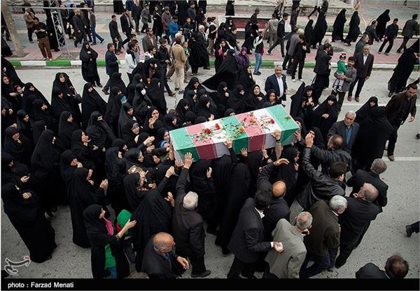 تشییع دو شهید گمنام در کرمانشاه 11